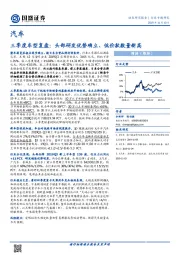 汽车：三季度车型复盘：头部研发优势确立、低价款数量新高