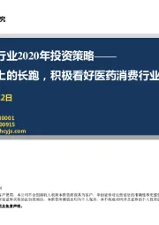 医药生物行业2020年投资策略：成长赛道上的长跑，积极看好医药消费行业