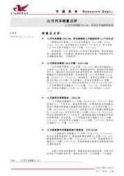 10月汽车销量点评：10月汽车销量YOY-4%，市场处于缓慢恢复期