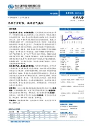 电气设备行业深度报告：光伏平价时代，风电景气高位