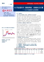 2020年度通信行业投资策略：5G开启新时代 聚焦网络、终端和云计算