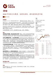 2020年保险行业展望:低增长持续,看好港股投资价值