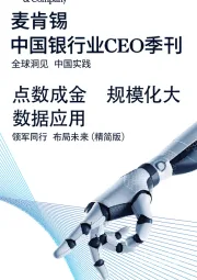 中国行业CEO季刊：点数成金 规模化大数据应用-领军同行 布局未来（精简版）