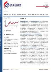 建材周报：基建复苏确定性提升，细分建材龙头凸显配置价值