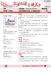 汽车行业周报：持续关注新能源汽车发展，用户满意度逐年提升