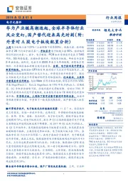 电子元器件行业周报:华为产业链高潮迭起,全球半导体行业风云变幻,国产替代迎来高光时刻(附:外资对A股电子板块配置分析)