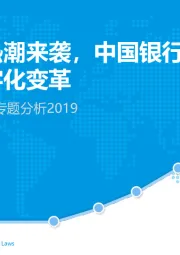 中国开放银行发展专题分析2019：开放银行热潮来袭，中国银行业拥抱潮涌加速数字化变革