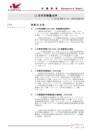 11月汽车销量点评：11月汽车销量YOY-4%，商用车增速较好