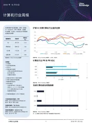 计算机行业周报