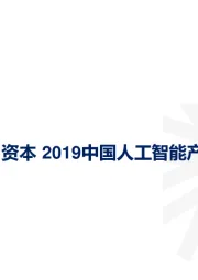 2019中国人工智能产业投融资白皮书