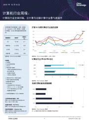 计算机行业周报：计算机行业全面回暖，云计算与边缘计算行业景气度提升