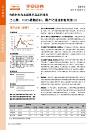先进材料和高端化学品系列报告:己二腈:100%依赖进口,国产化提速利好尼龙66