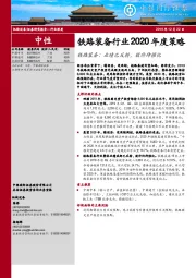 铁路装备行业2020年度策略:铁路装备:业绩已反转,股价待催化