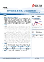 有色金属周报：全球通胀预期改善，关注金铜机会