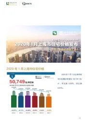 房地产：2020年1月上海市住宅价格发布：今天，你房价评估了没？