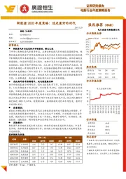 新能源2020年度策略：这是最好的时代