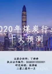 2020年煤炭行业十大预测