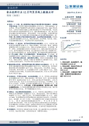 食品饮料行业12月阿里系线上数据点评