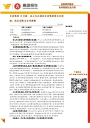 自动驾驶12月报：各大车企推动自动驾驶商业化进程；技术创新与合作频繁