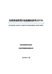 北京安全防范行业发展白皮书（2019）