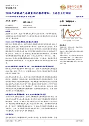 2020年中国电动汽车百人会点评:2020年新能源汽车政策向好概率增加,且存在上行风险