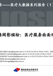医疗大数据系列报告（1）：楼阁影缤纷：医疗服务面面观