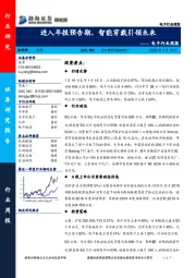 电子行业周报：进入年报预告期，智能穿戴引领未来