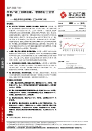 有色钢铁行业周策略(2020年第3周):房地产竣工如期回暖,持续看好工业金属铜