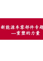 新能源车零部件专题：重塑的力量