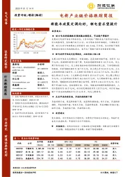 电新产业链价格跟踪简报：新能车政策定调向好，锂电需求望提升