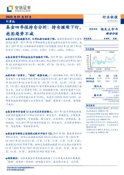 计算机行业快报：基金四季报持仓分析：持仓继续下行，抱团趋势不减