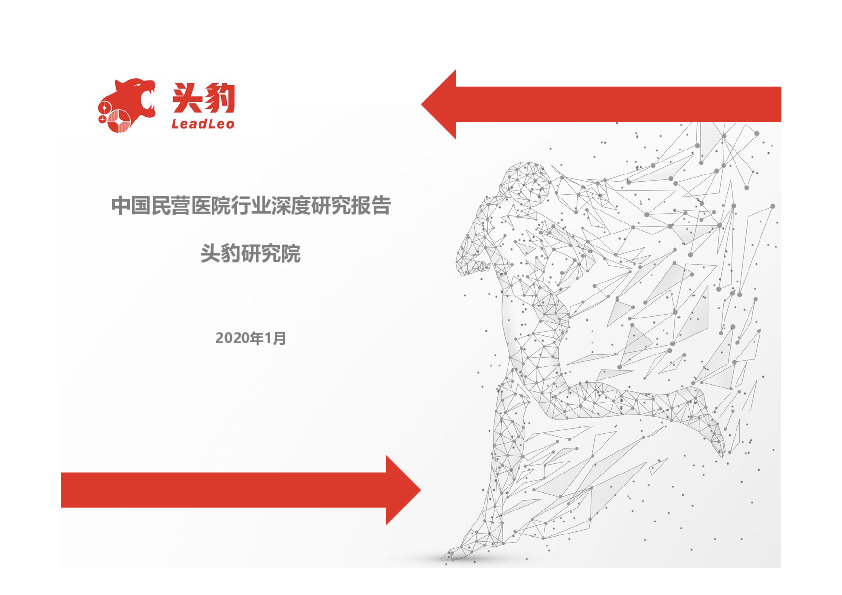 中国民营医院行业深度研究报告