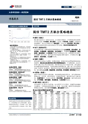 信息技术行业专题：国信TMT2月联合策略精要