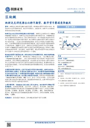 区块链：纳斯达克研究推出比特币期货，数字货币赛道竞争激烈