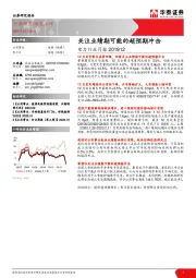 电力行业月报：关注业绩期可能的超预期冲击