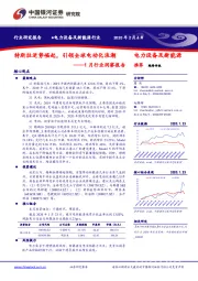 电力设备及新能源行业：1月行业洞察报告-特斯拉逆势崛起，引领全球电动化浪潮