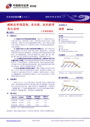 石油化工1月动态报告：超跌后价值显现，龙头股、成长股布局正当时