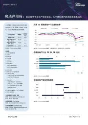 房地产周报：新冠疫情下房地产需求延后；写字楼短期内新增需求基本消失