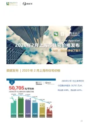 房地产行业：2020年2月上海市住宅价格发布-今天，你房价评估了没？