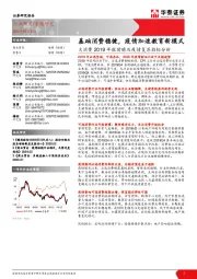 大消费2019年报前瞻及疫情复苏指标分析:基础消费稳健,疫情加速教育新模式