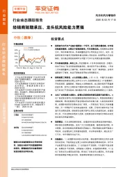 汽车和汽车零部件行业动态跟踪报告：经销商短期承压、龙头抗风险能力更强