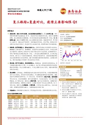家电行业专题报告：复工跟踪+复盘对比，疫情主要影响限Q1