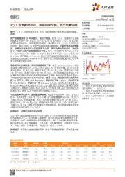 银行：4Q19监管数据点评：息差持续改善，资产质量平稳