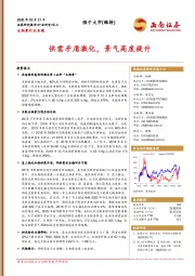 生物素行业专题：供需矛盾激化，景气高度提升