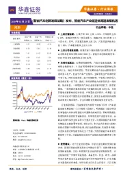 汽车行业周报：《智能汽车创新发展战略》发布，智能汽车产业链迎来高速发展机遇