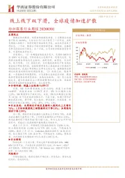 纺织服装行业周报：线上线下双下滑，全球疫情加速扩散