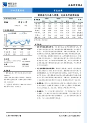 有色金属行业月度报告：新能源汽车进入调整，关注海外疫情进展