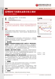 钢铁行业专题报告：疫情影响下的黑色走势分析之钢材