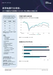 家用电器行业周报:2019中国家电市场规模近9000亿元 线上销售占比超过40%
