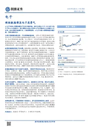 电子行业周报：硬核数据彰显电子高景气